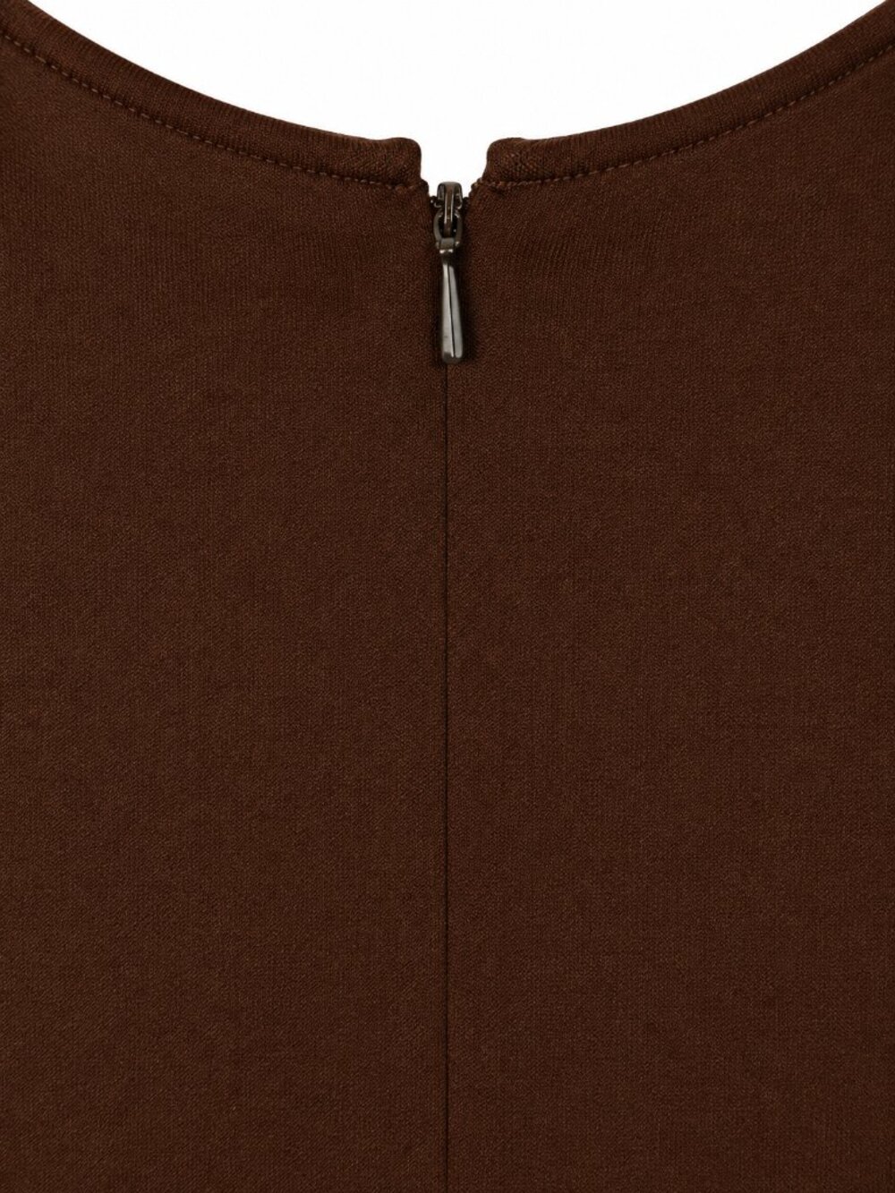 Ralph Lauren Blue Label Chocolate Brown Italian Wool Sheath Midi Dress 6 - Picture 6 of 12